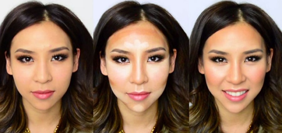 contour face to make it look thinner